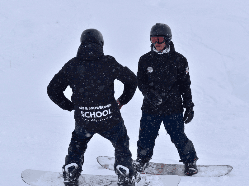 Snowboard lessons Gudauri