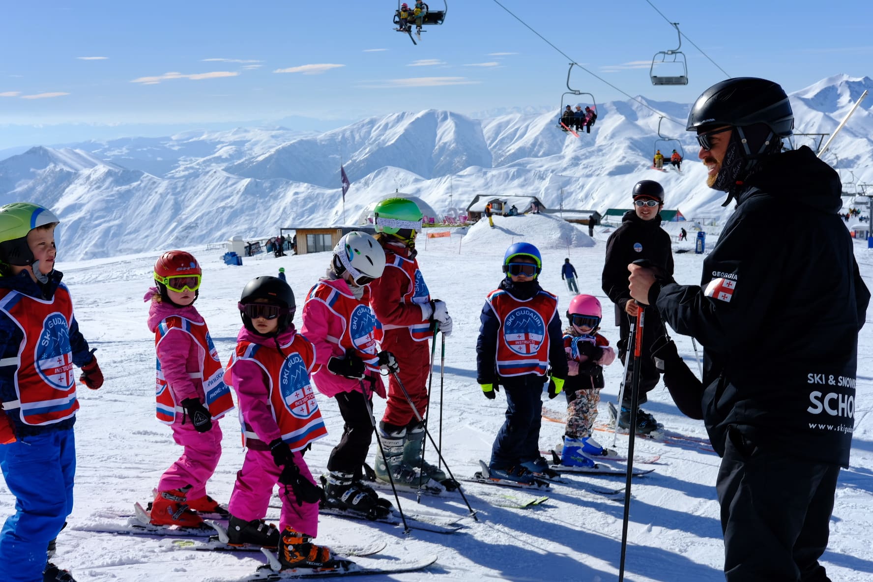 Kids Ski Lessons in Gudauri with Ski Gudauri School